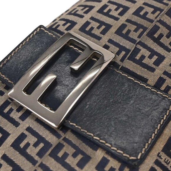 Fendi Gray Zucchino Baguette Handbag 2321- - Picture 4 of 10